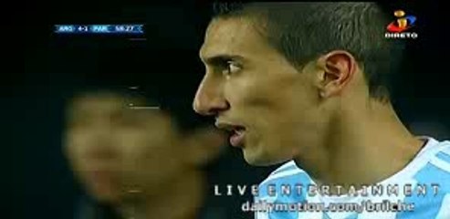 Ángel Di Maria fantastic Free Kick Chance - Argentina vs Paraguay Copa America 30.05.2015 HD