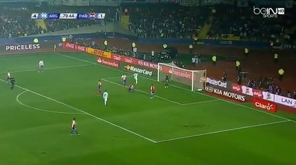 Aguero Goal Argentina 5 - 1 Paraguay 30/06/2015 - Copa America