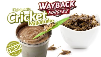 Wayback Burger's Cricket Shake Packs a Protein Punch