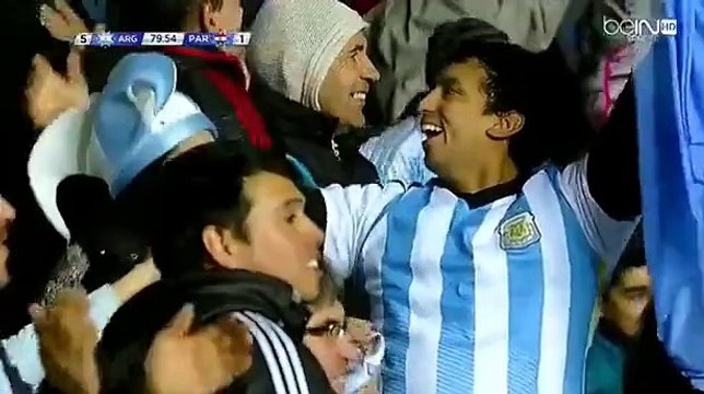 Sergio Aguero Goal - Argentina 5 - 1 Paraguay 30/06/2015 - Copa America