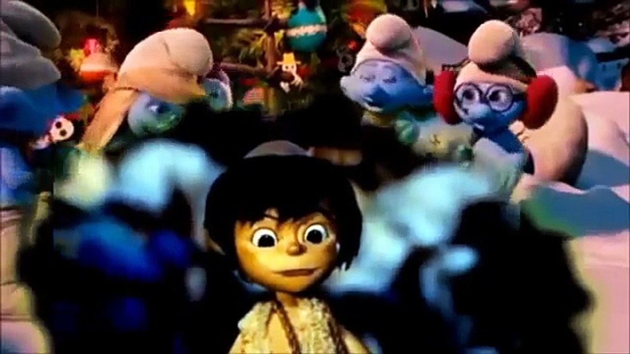 Christmas carol The Smurfs   Little Drummer Boy  Children x  mas songs
