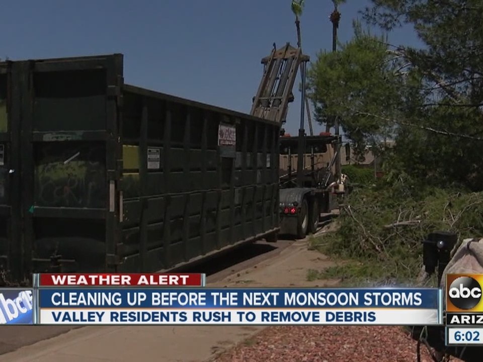 Cleaning up before next monsoon storm hits