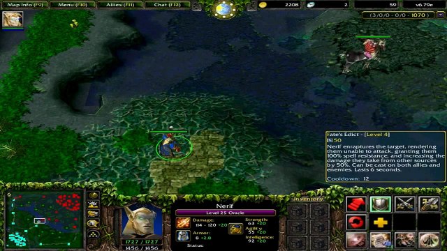 Dota 1 Hero Oracle Skills Highlights! w Tricks