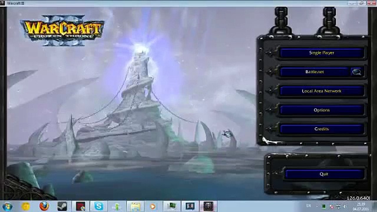 Включение русских букв в английской версии Warcraft'а 3