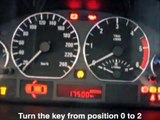 HOW TO: BMW 3 series (E46, E36) dashboard test
