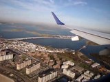 Landing in JFK International Airport New York