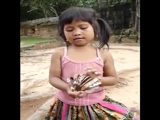 Little Girl vendor at Angkor Wat, Cambodia