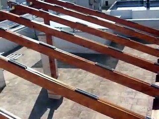 Manduria (Ta) Impianto fotovoltaico su pergolato in legno (INTEGRATO ARCH:)