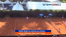 Rafael Nadal practice 23/02/15 BUENOS AIRES Lawn Tennis Club