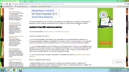 Symbiosis pune MBA distance learning