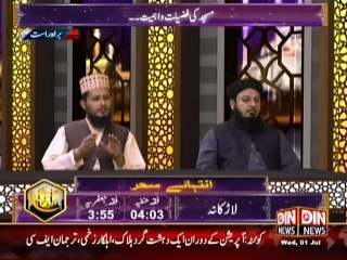 Husn-e-Ramazan 13th Day Sehri Transmission - 1 July 2015