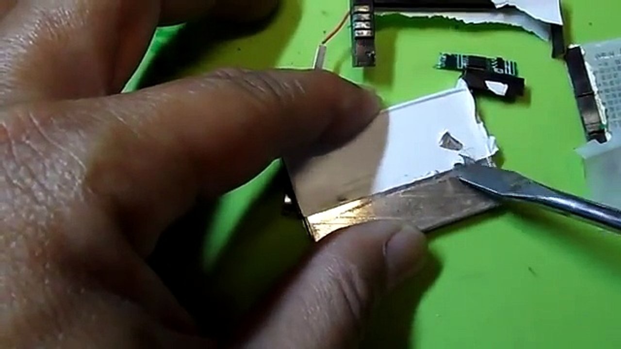 Taiwan  li-ion battery Disassembly moto v360 鋰離子電池拆解