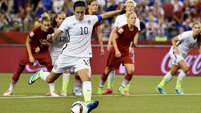 FOOTBALL: FIFA Women's World Cup: Lloyd says practice makes perfect on vital penalty