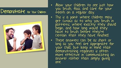 Teaching Children Good Oral Health Habits While They’re Young