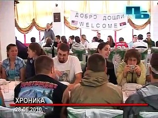 American High School students visiting Priboj (Serbia)