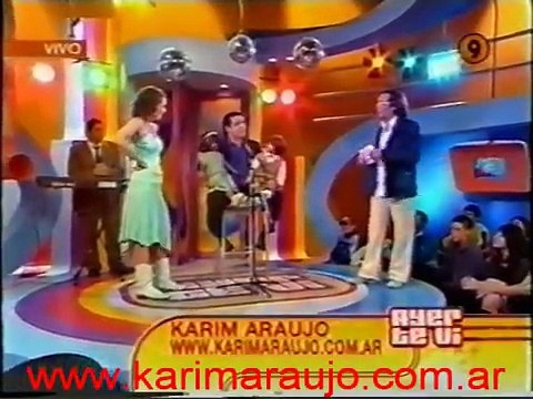 Karim Araujo con Waldo y Emilia Attias
