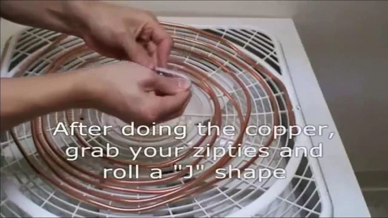 home made air conditioner in Greek with English subs