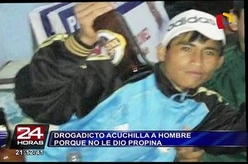Manchay: drogadicto acuchilló a hombre porque se negó a darle dinero