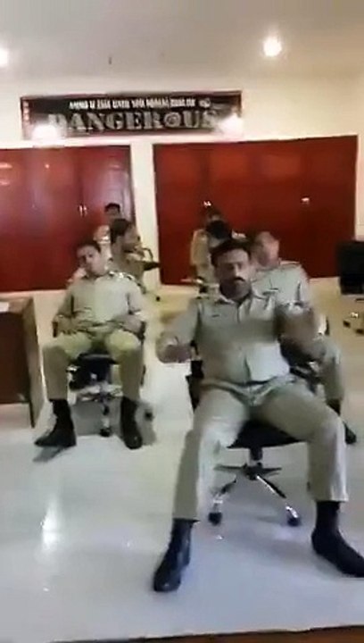 Soldiers in Funny Mood