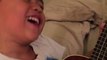 LOL! Ukulele Strumming (LAVA Song -Pixar) by 5yr old Isaiah Ryder