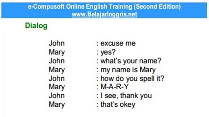 Belajar Bahasa Inggris Online Cepat Tanpa Grammar (1D)