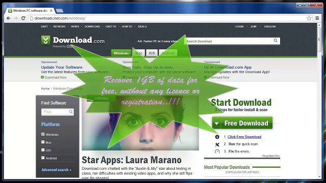 Free Data Recovery Software - Recover 1GB of Data Absolutely Free..