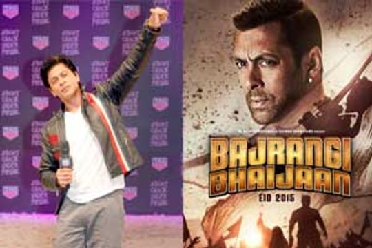 Watch Shah Rukh Khan's reaction on Bajrangi Bhaijaan poster!