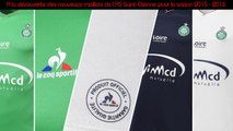 Les nouveaux maillots de l'AS Saint-Etienne pour la saison 2015-2016 !