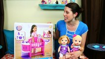 BABY ALIVE My Very Own Nursery Toy Review Crib Furniture for Toddler & Baby Dolls DisneyCarToys