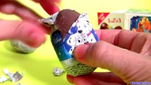 Disney 101 Dalmatians & Dumbo Surprise Eggs from Zaini same as Kinder Huevos Sorpresa