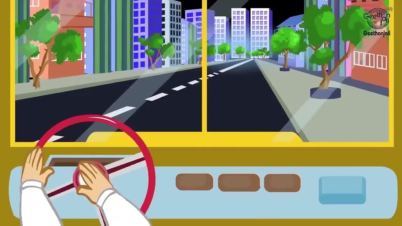 Wheels on the Bus Go Round and Round - Karaoke[Sing Along] - Nursery Rhymes