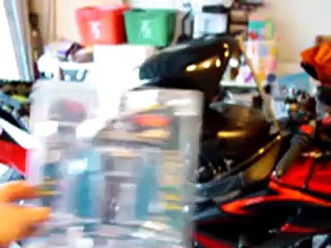 Air Horn on my GSXR 1000 K7 install