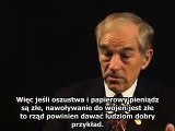 Złoty wywiad z Ronem Paulem polskie napisy cz. 2