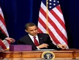 Obama Signs the American Recovery and Reinvestment Act (ARRA) 02/17/09