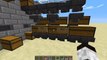 Minecraft expandable storage solutions with hoppers and chests