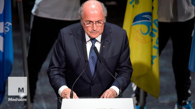 FIFA President Sepp Blatter addressed corruption scandal
