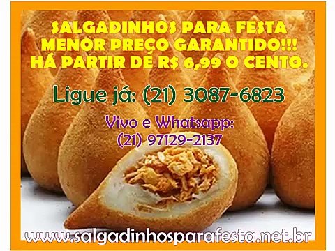 Salgados para festa