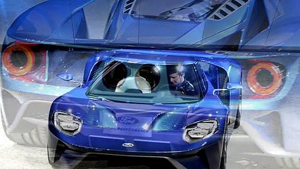 2015 Ford GT Super car on Dubai roads