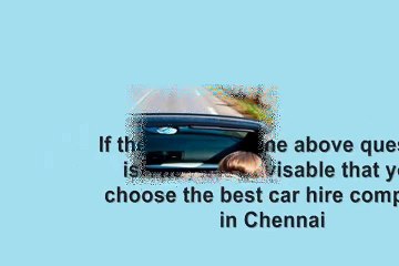 Important Points to Remember When Hiring Bangalore Car Rental