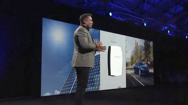 Elon Musk Debuts the Tesla Powerwall & Gigafactory