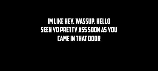 Fetty Wap - Trap Queen Lyrics On Screen