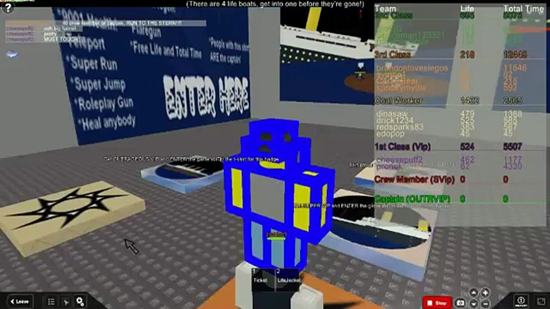 Roblox Titanic Crew Member