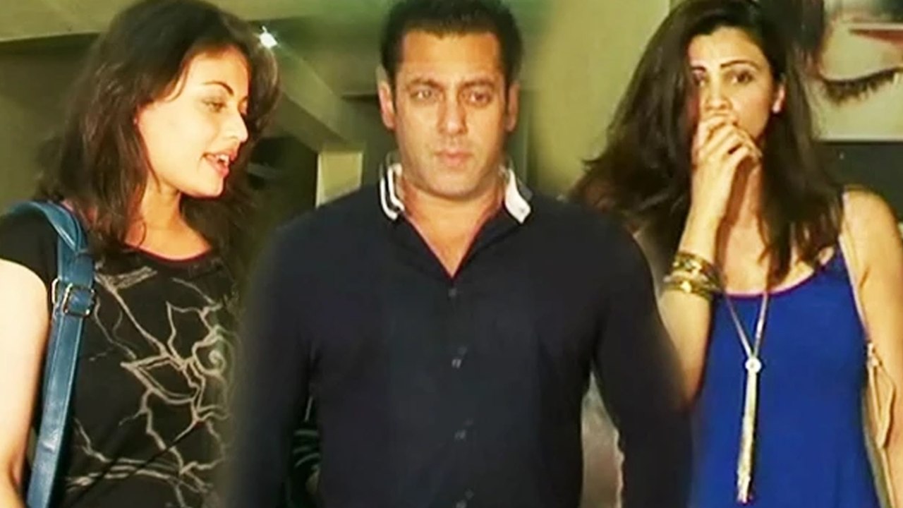 Salman Khan, Daisy Shah, Sneha Ullal @ Jurassic World Special Screening