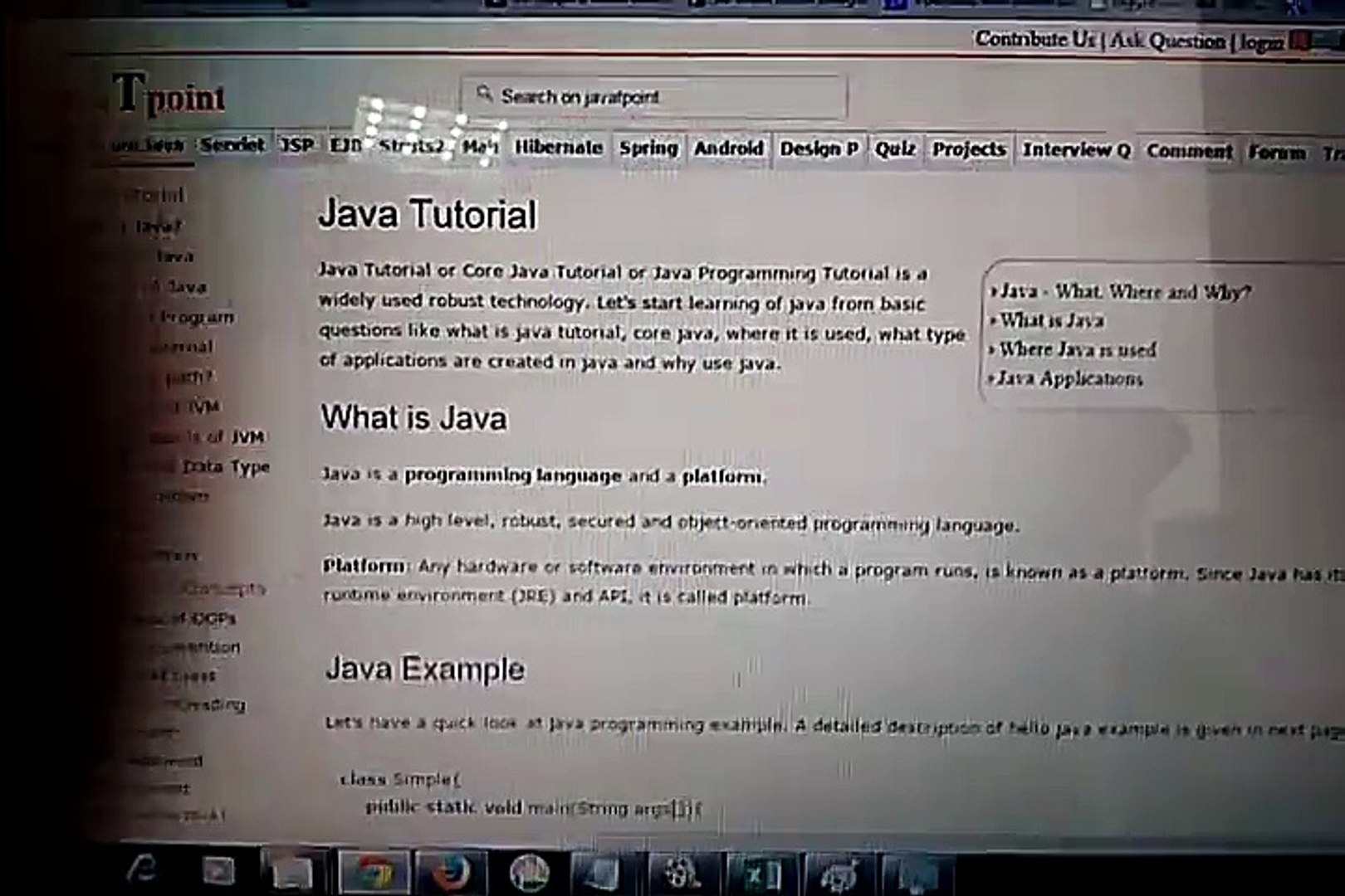java