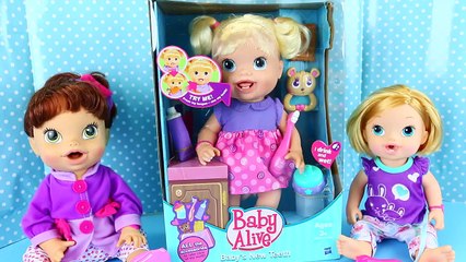 BABY ALIVE Doll Baby's New Teeth with Brushy Brushy Baby Eating & Teething Toddler DisneyCarToys