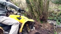 can am outlander 800's renegade 800 & 500 in the woods
