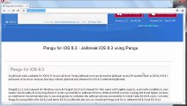 COMMENT TO- Jailbreak iOS 8.3 sur un appareil (iPhone,  iPad,  iPod Touch) [Mac & Windows]! Avec Proof