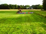 Buckeye Dragonfly flying powered parachute take off