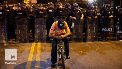 Scenes from Baltimore on first night of 10 p.m. curfew
