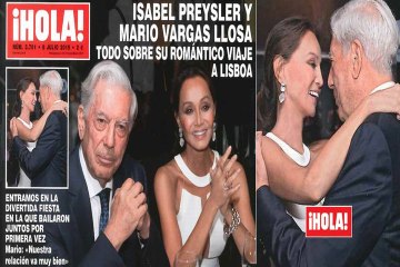 Románticas fotografías de Preysler y Vargas Llosa